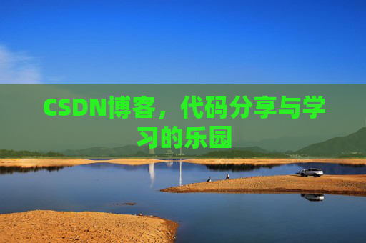 CSDN博客，代码分享与学习的乐园
